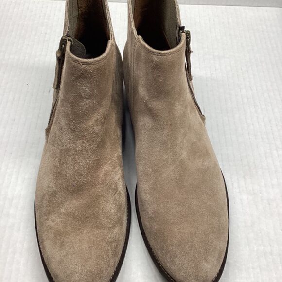 Paul Green Natalie Antelope Suede Taupe Ankle Boots Size 5 - Picture 3 of 12